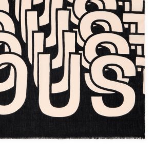 Foulard de modal negro y blanco TOUS Vera